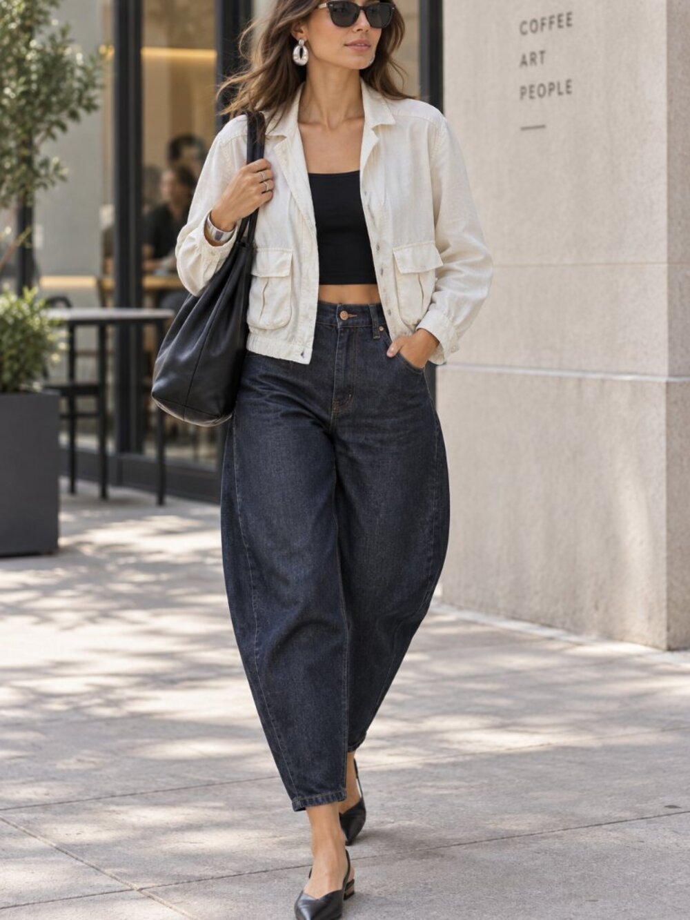 Madewell Utility Jacket Women's XS Ivory Linen Blend Cargo Pockets Lightweight